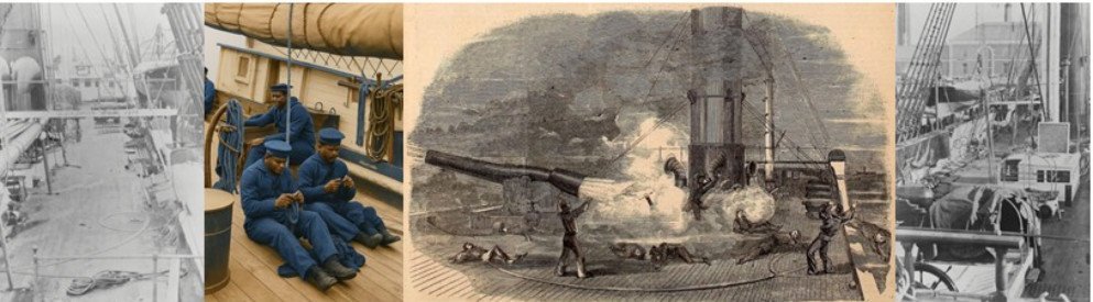 Collage of Bluejacket images