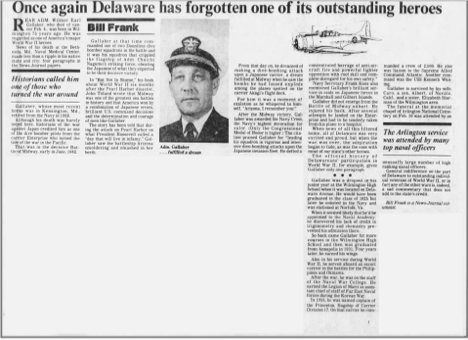 Image Appendices-A Newspaper article on Bill Frank the forgotten hero